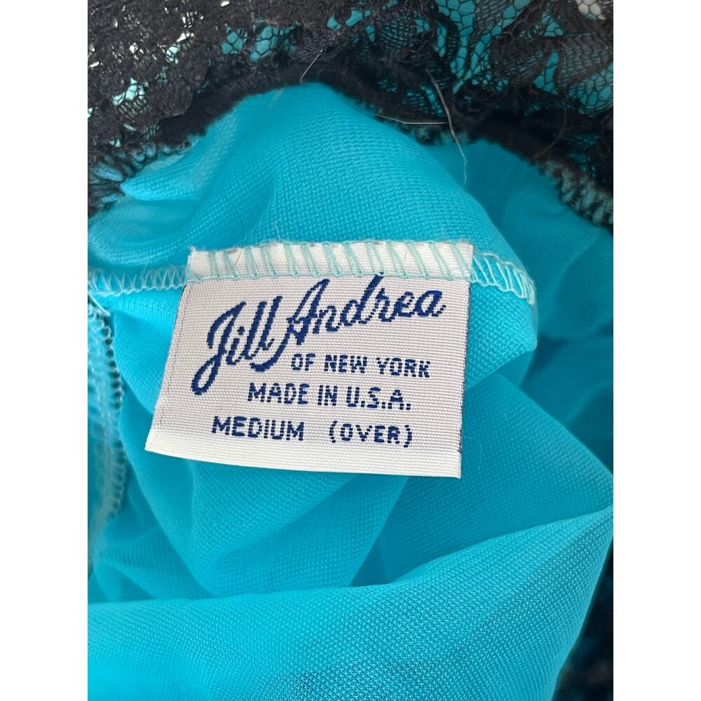 Vintage Jill Andrea New York Lingerie Dress Lace Flowy Fairy‎ Whimsical Medium - Picture 5 of 8